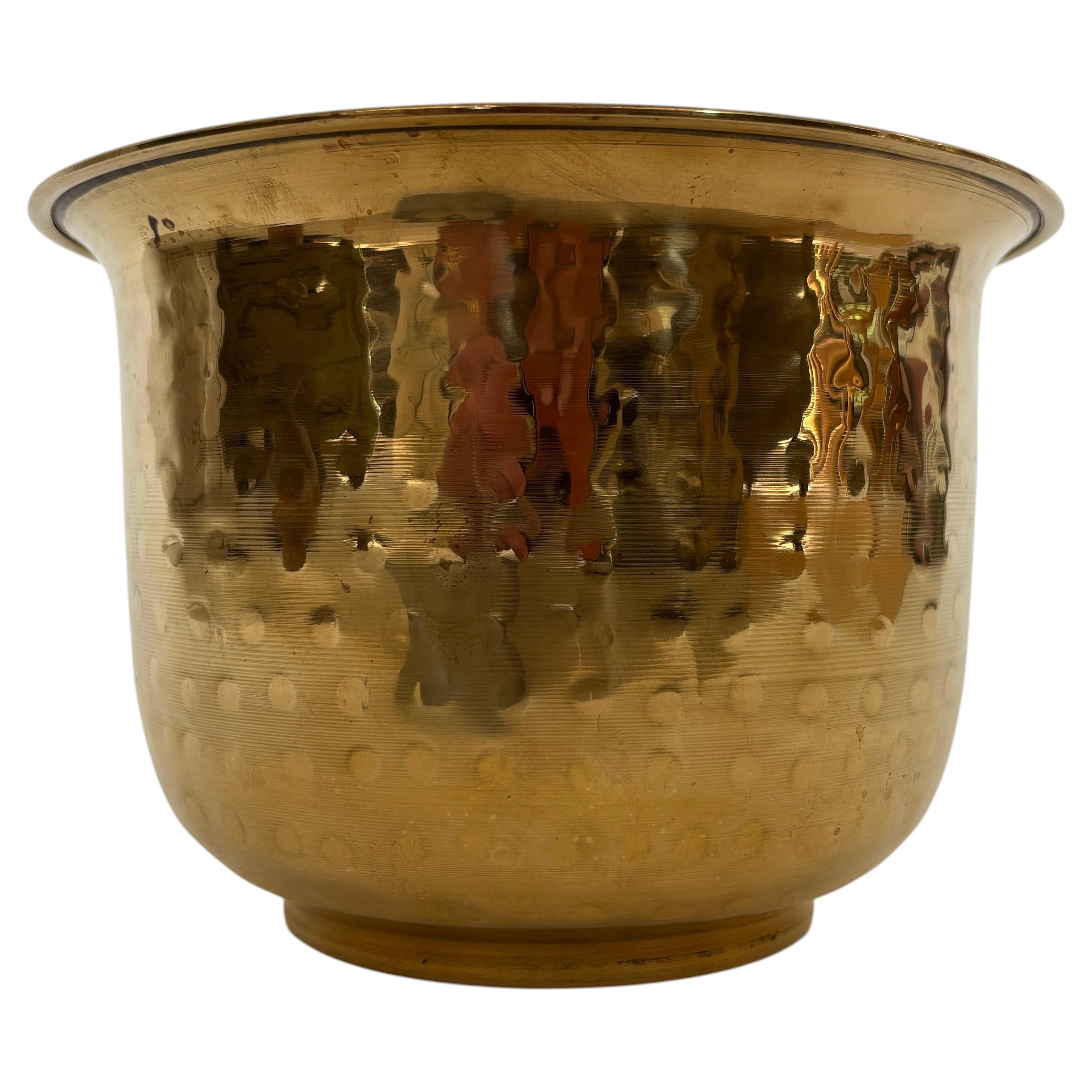 Vaso decorativo in ottone di metà secolo, Svezia, anni '50-'60 in vendita