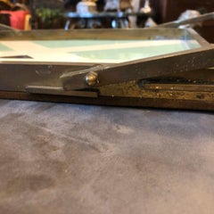Mid-Century Modern Brass Rectangular Italian Tray, circa 1960