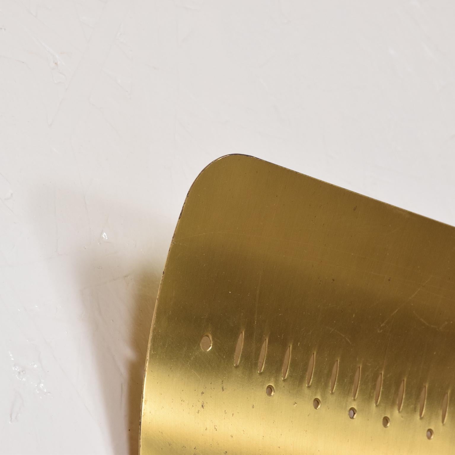 Mid-20th Century Mid-Century Modern Brass Shield Sconce after Gio Ponti