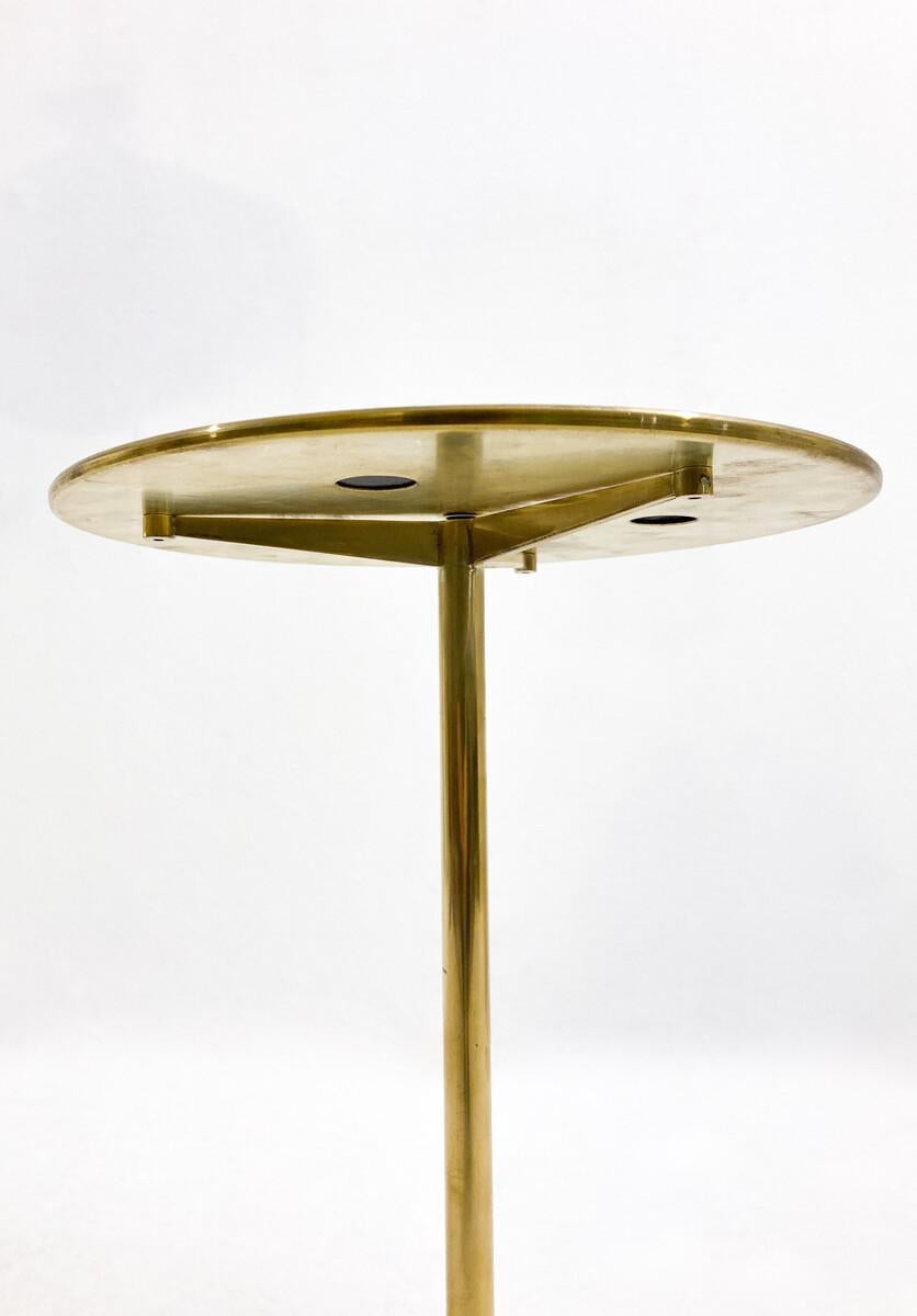 Mid-20th Century Mid-Century Modern Brass Side Table T1 by Osvaldo Borsani for ABV & Tecno, 1950s For Sale