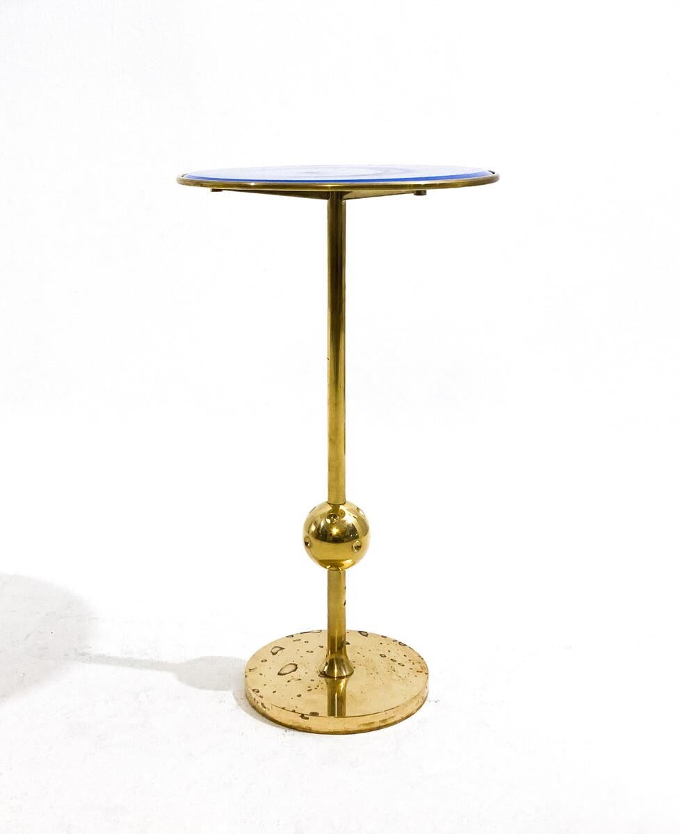 Mid-Century Modern Brass Side Table T1 by Osvaldo Borsani for ABV & Tecno, 1950s 5