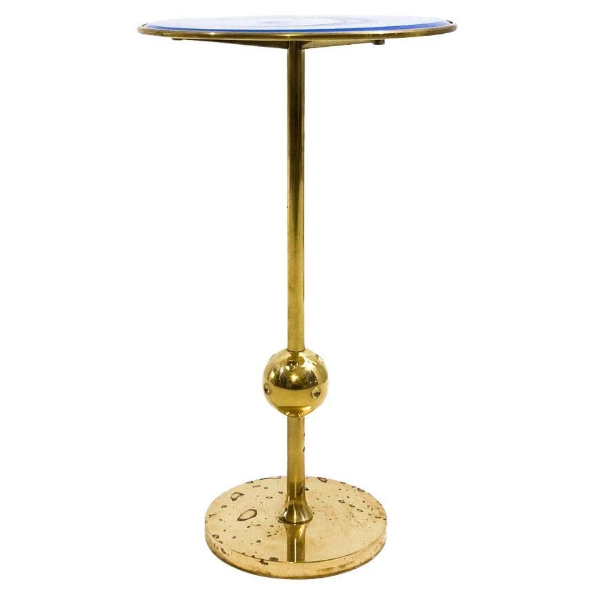 Mid-Century Modern Brass Side Table T1 by Osvaldo Borsani for ABV & Tecno, 1950s For Sale