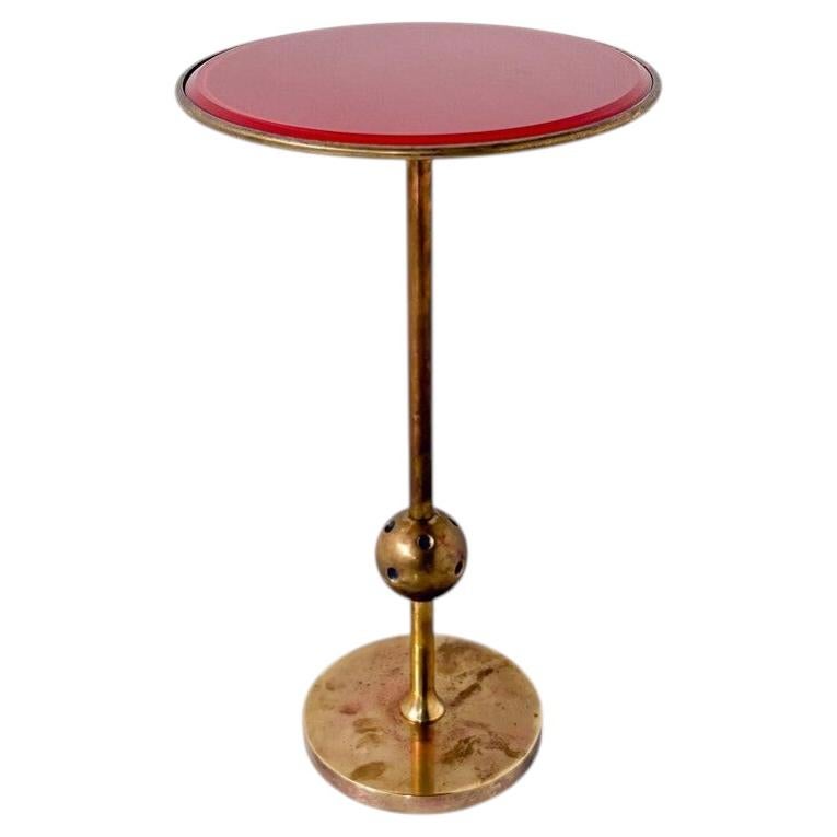 Mid-Century Modern Brass Side Table T1 by Osvaldo Borsani for ABV & Tecno, 1950s