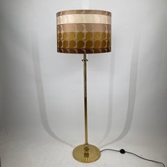 Mid-Century Modern Space Age Stehlampe aus Messing von Kaiser Leuchten, Deutschland 1975