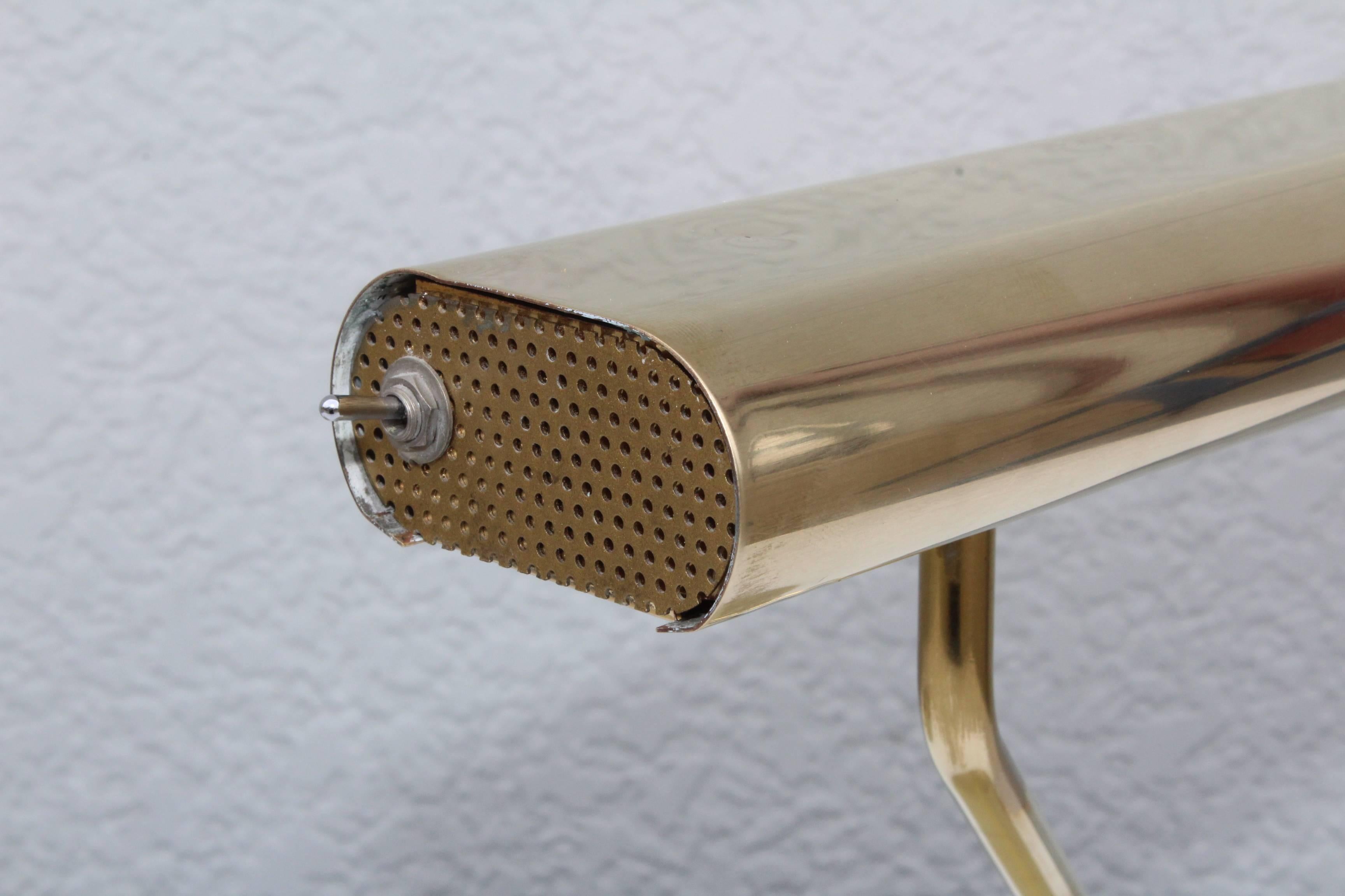 Mid-Century Modern Brass Swivel Table Lamps 7