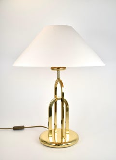 Mid Century Modern Brass Table Lamp, 1970s