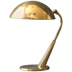 Mid-Century Modern Brass Table Lamp by Kaiser