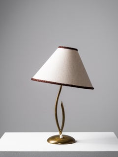 Lampada da tavolo in ottone in stile Mid-Century Modern di Valinte, Finlandia, anni '50