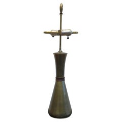 Mid Century Modern Brass Table Lamp
