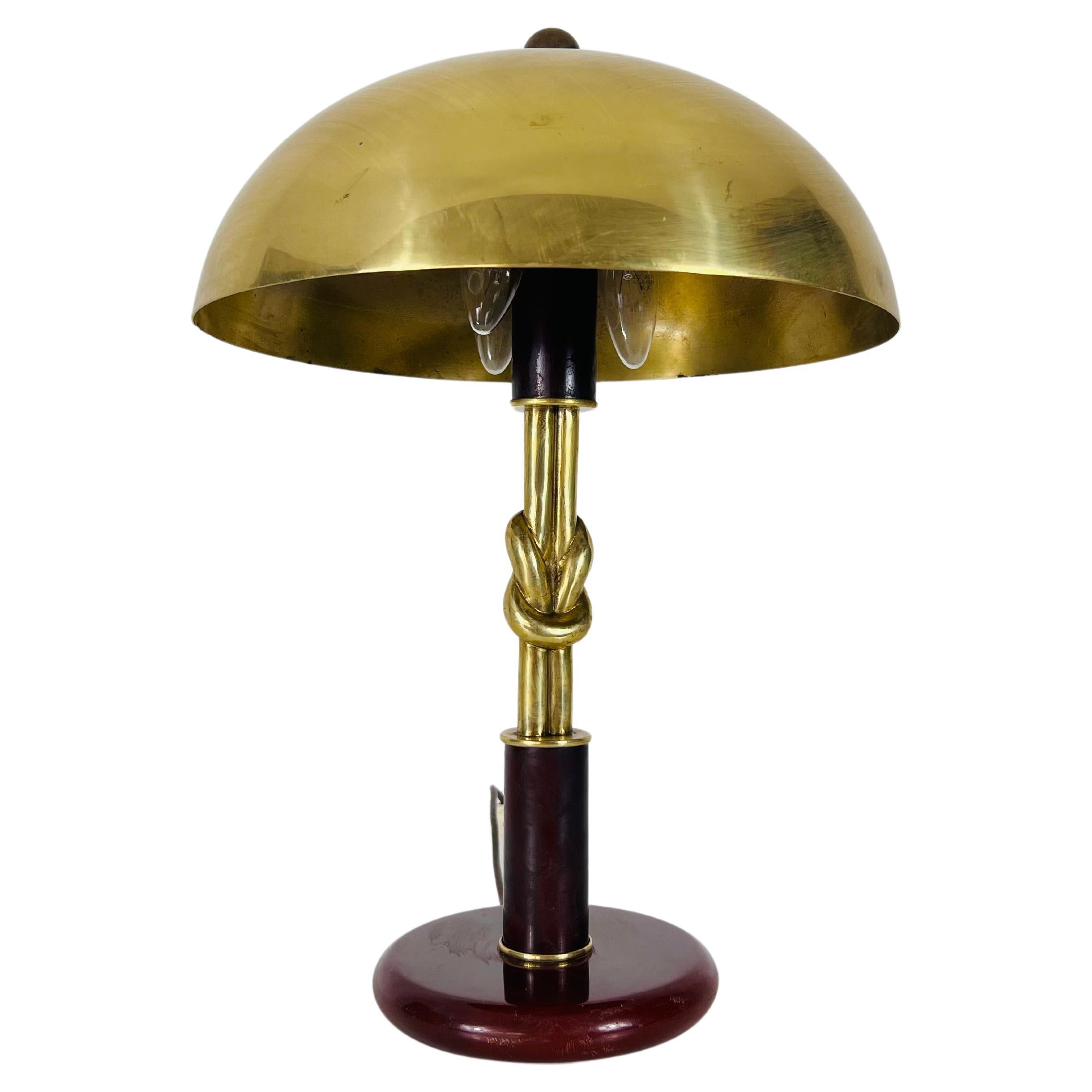 Mid Century Modern Tischlampe aus Messing, Deutschland, 1960er Jahre