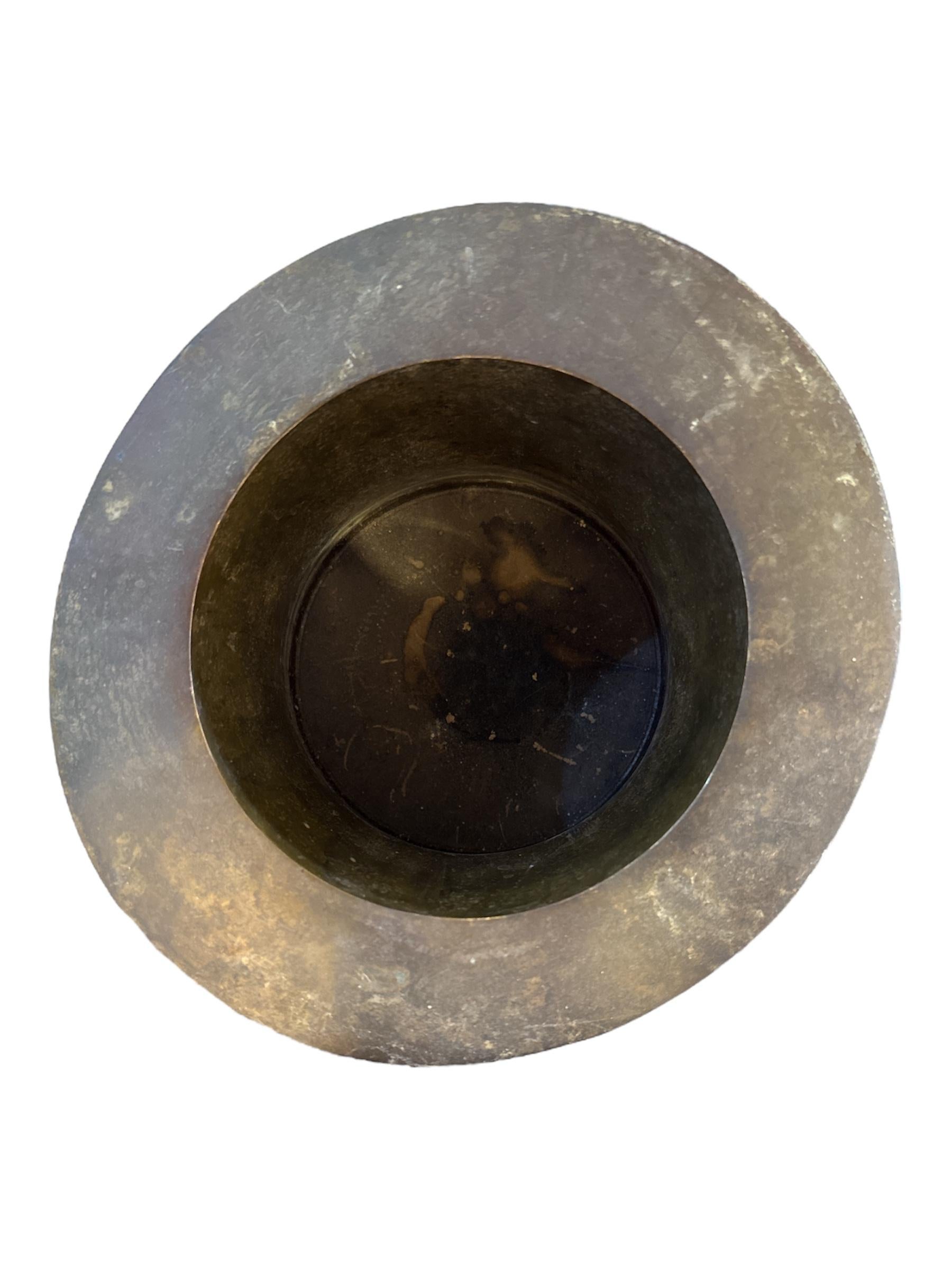 20th Century Mid Century Modern Brass Top Hat For Sale