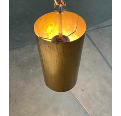 Mid-Century Modern Brass Tube Pendant Lamp, 1960s