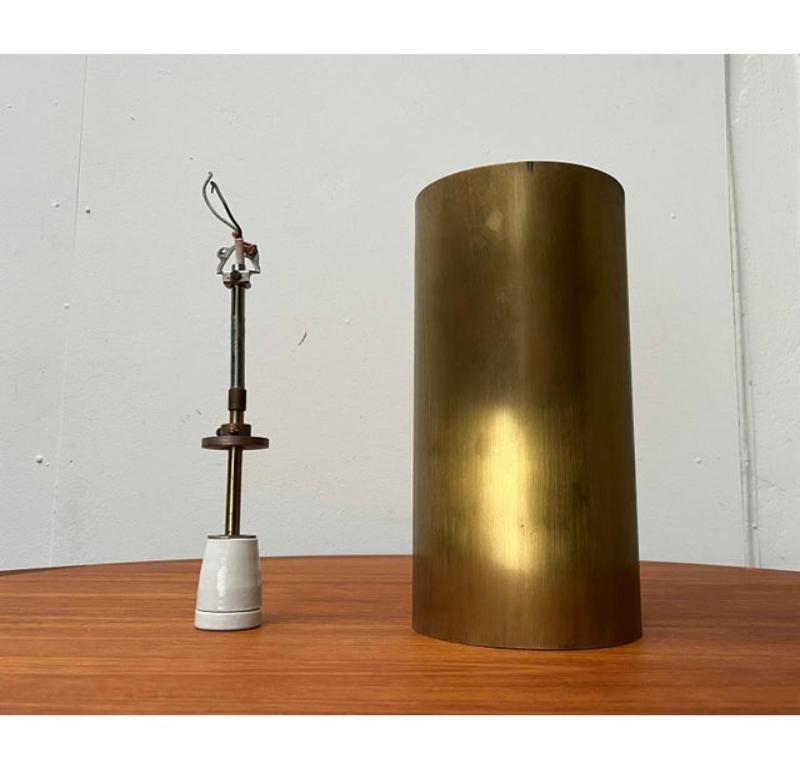 Mid-Century Modern Brass Tube Pendant Lamp, 1960s For Sale 4