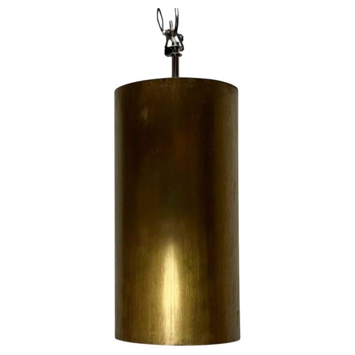 Mid-Century Modern Brass Tube Pendant Lamp, 1960s