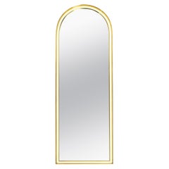 Mid-Century Modern Brass Wall Mirror by Vereinigte Werkstätten, Germany 1970s