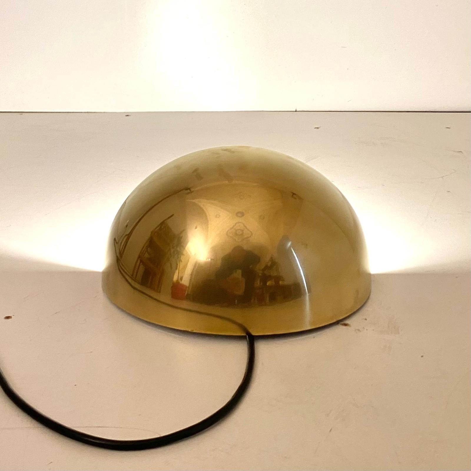 Mid Century Modern Brass Wall Sconces, Quebec Model, Gjlla Giani for Tronconi 6