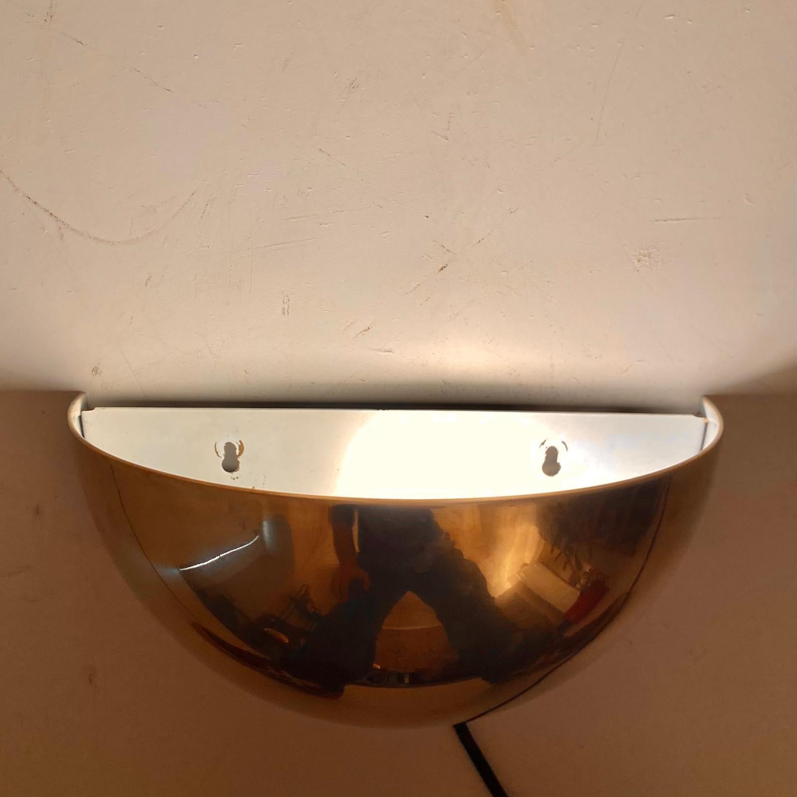 Mid Century Modern Brass Wall Sconces, Quebec Model, Gjlla Giani for Tronconi 10
