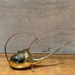 Mid-Century Modern Brass Watering Can Ariosa Carl Aubock Günter Kupetz Era