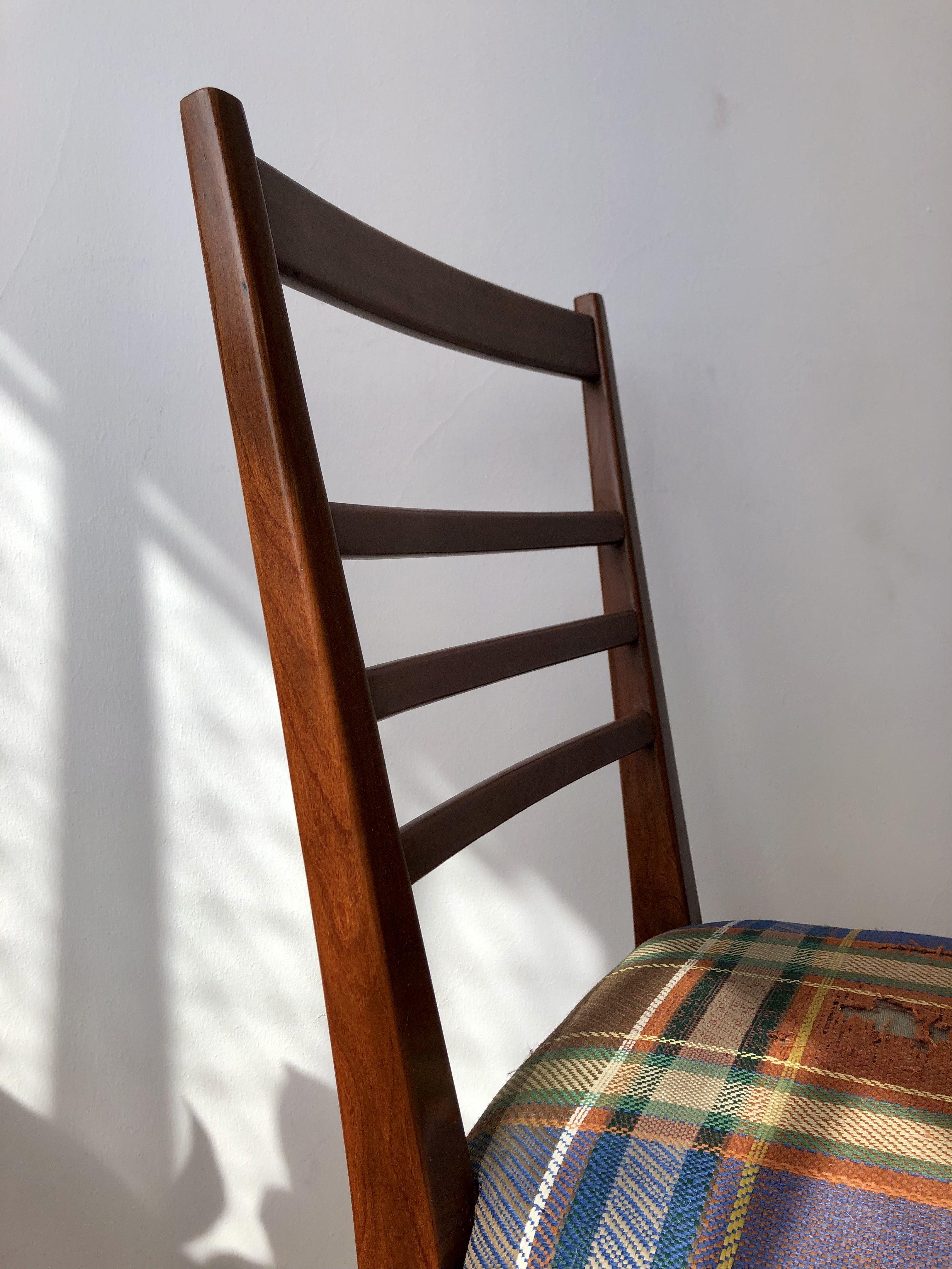 Mid-Century Modern Brazilian Chairs in Solid Wood, Set of 6 6