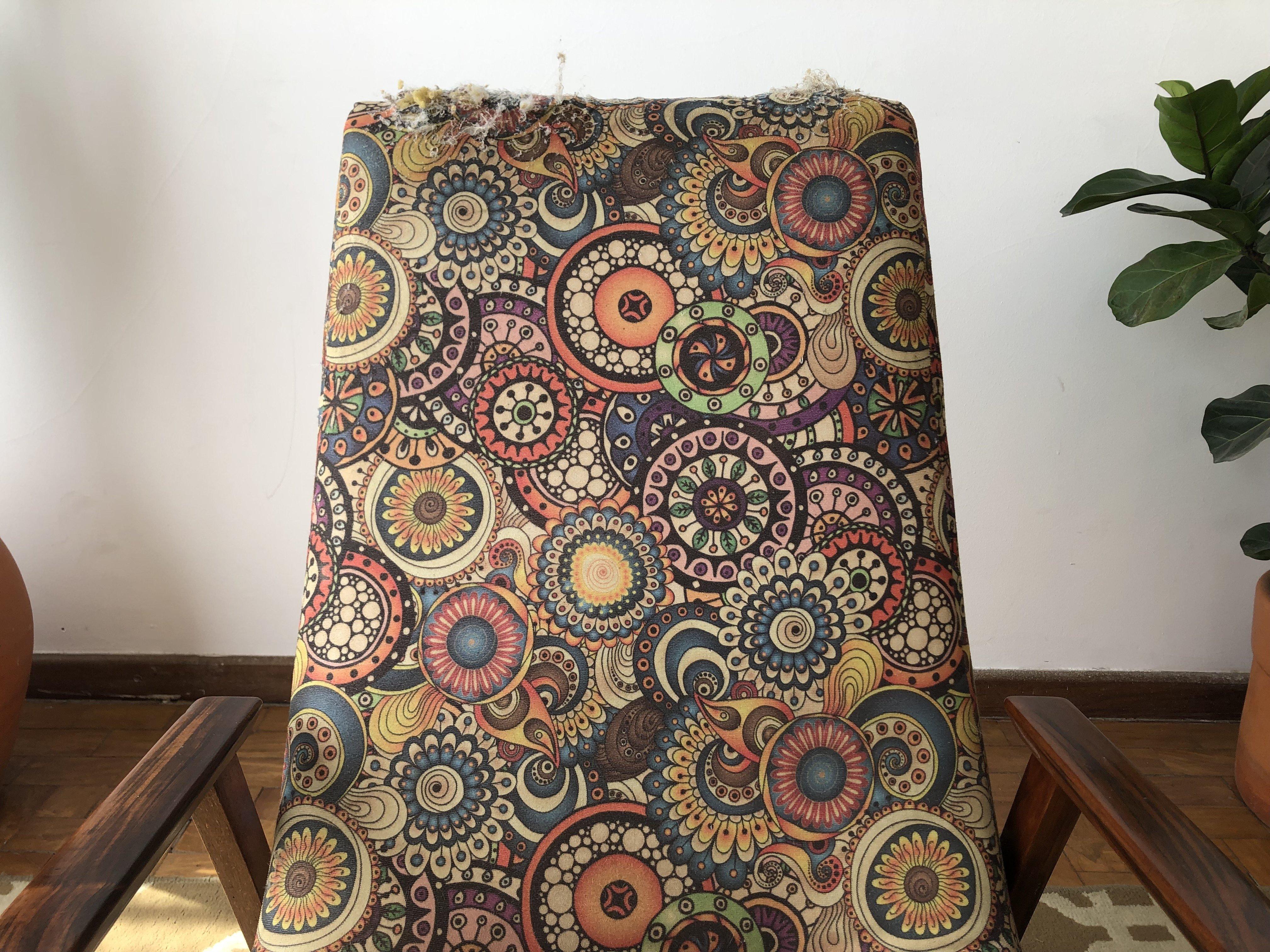 Mid-Century Modern Brazilian Lounge Armchair Made by Gelli Moveis, 1960's For Sale 2