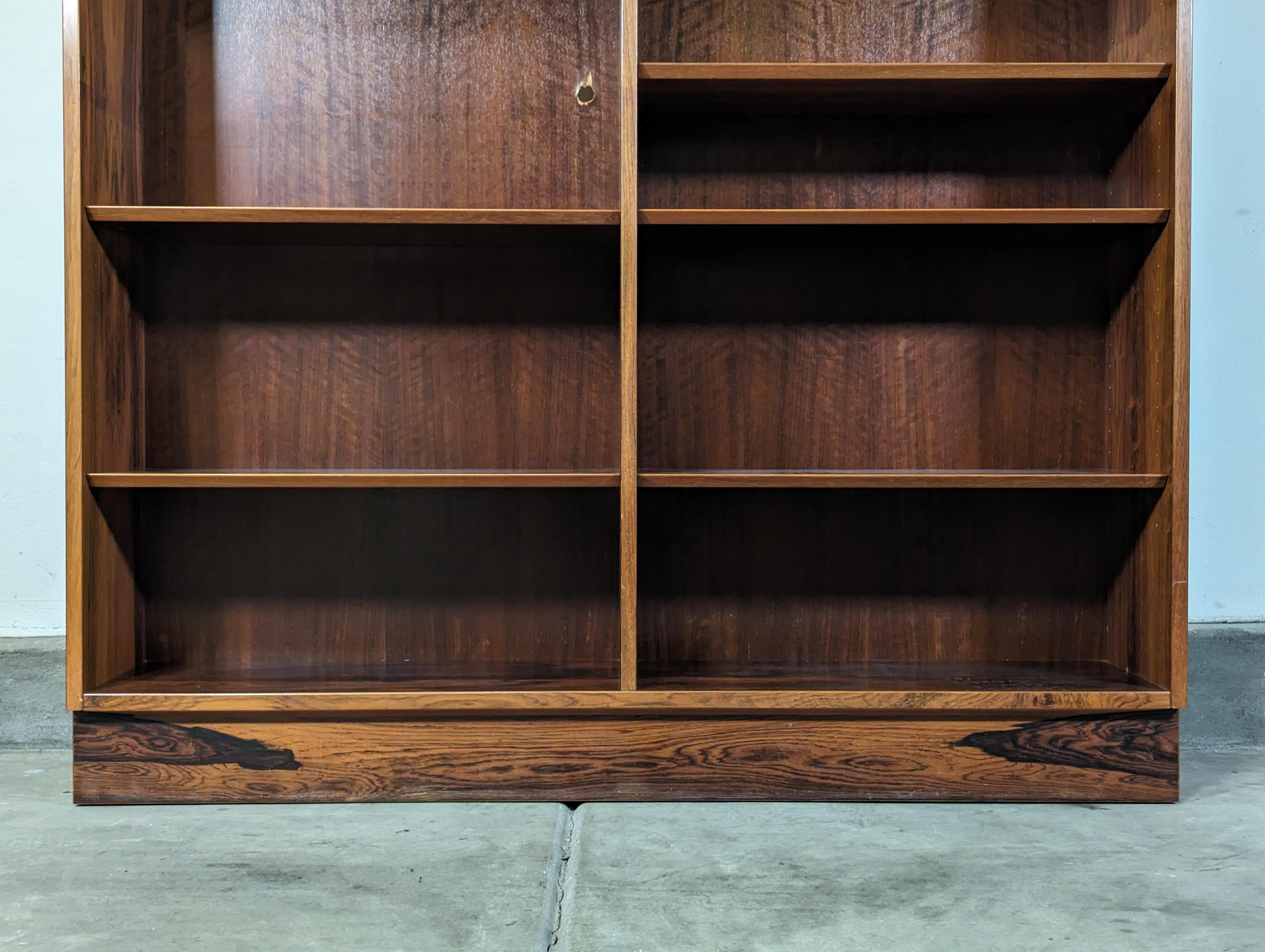 Mid Century Modern Brazilian Rosewood Bookcase by Poul Hundevad, c1960s 7