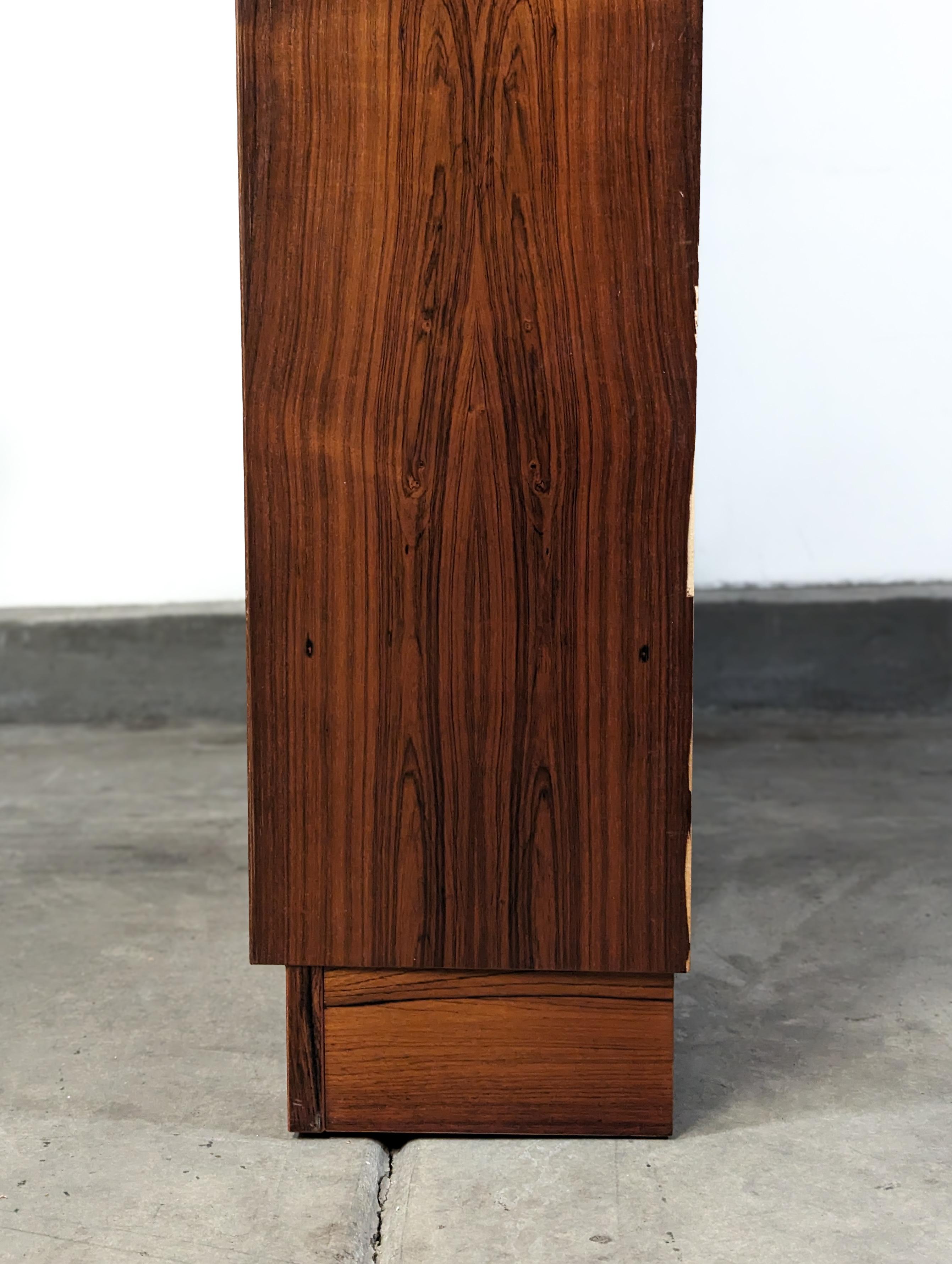 Mid Century Modern Brazilian Rosewood Bookcase by Poul Hundevad, c1960s 10