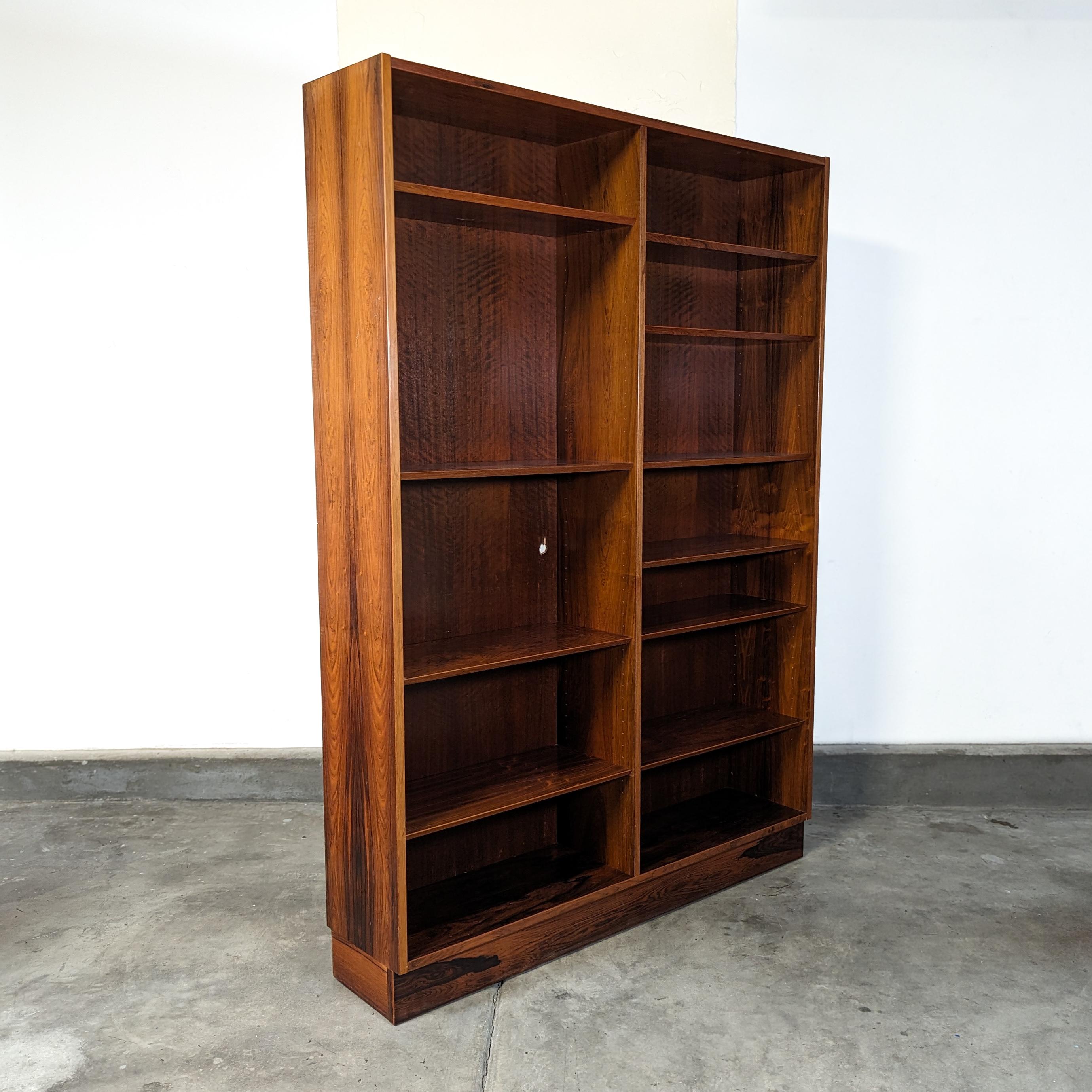 Mid-Century Modern Mid Century Modern Brazilian Rosewood Bookcase by Poul Hundevad, c1960s