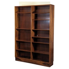 Mid Century Modern Brazilian Rosewood Bookcase by Poul Hundevad, c1960s