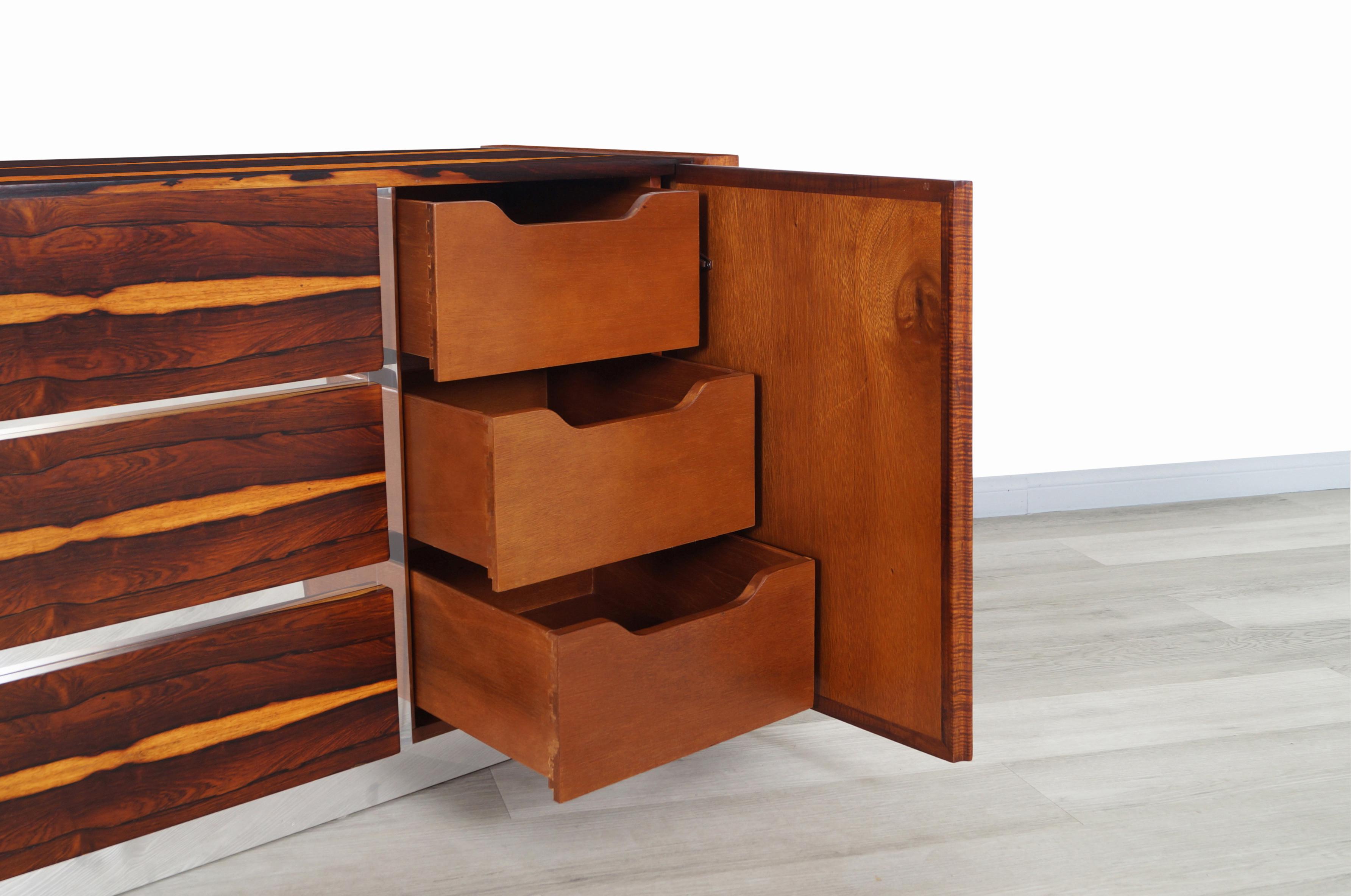 Mid-Century Modern Brazilian Rosewood Credenza 2