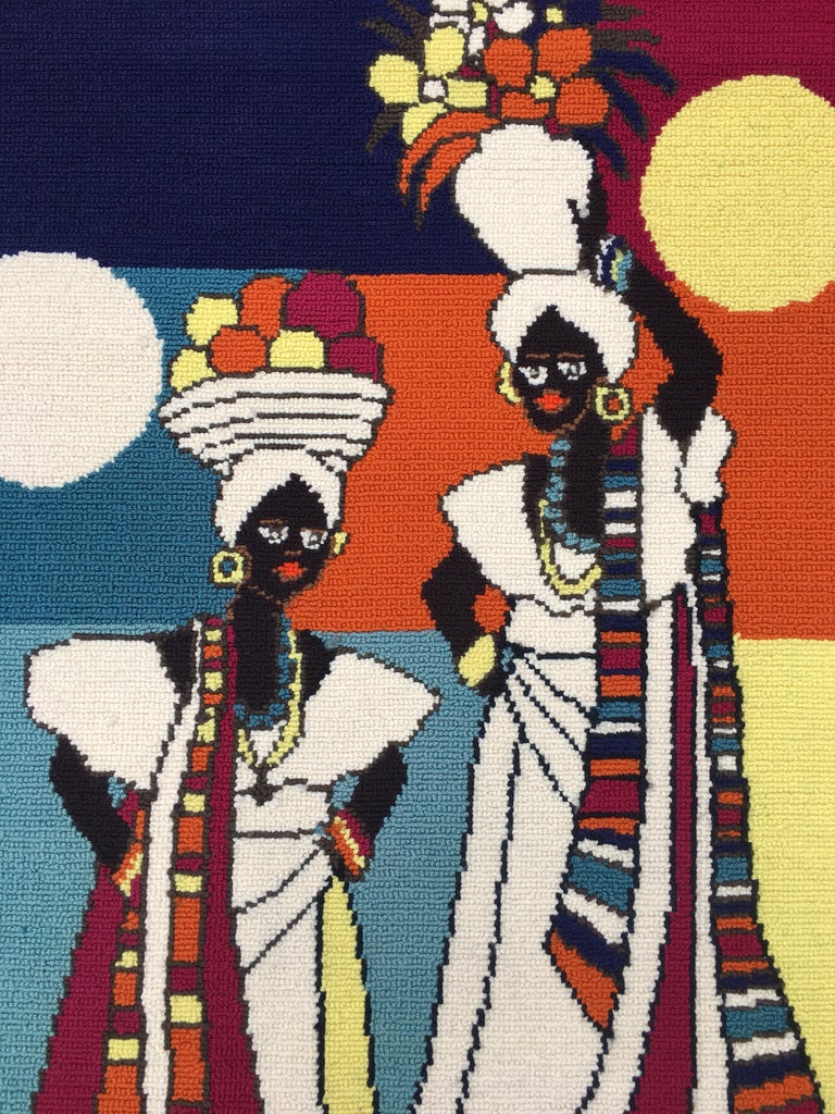 MidCentury Modern Brazilian Wall Art Tapestry by Lale at 1stDibs brazilian tapestry, brazil