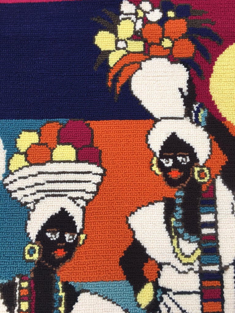 MidCentury Modern Brazilian Wall Art Tapestry by Lale at 1stDibs brazilian tapestry, brazil