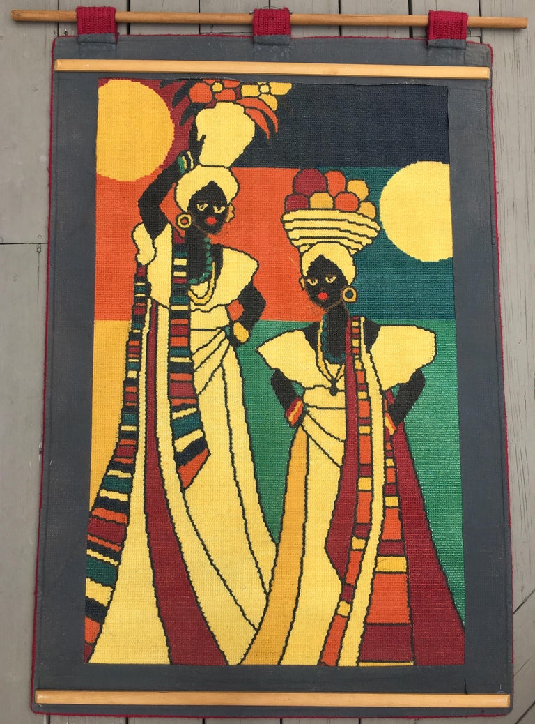 MidCentury Modern Brazilian Wall Art Tapestry by Lale at 1stDibs brazilian tapestry, brazil