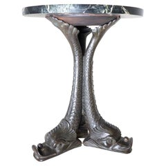 Bronze and Marble Side Table, 1850