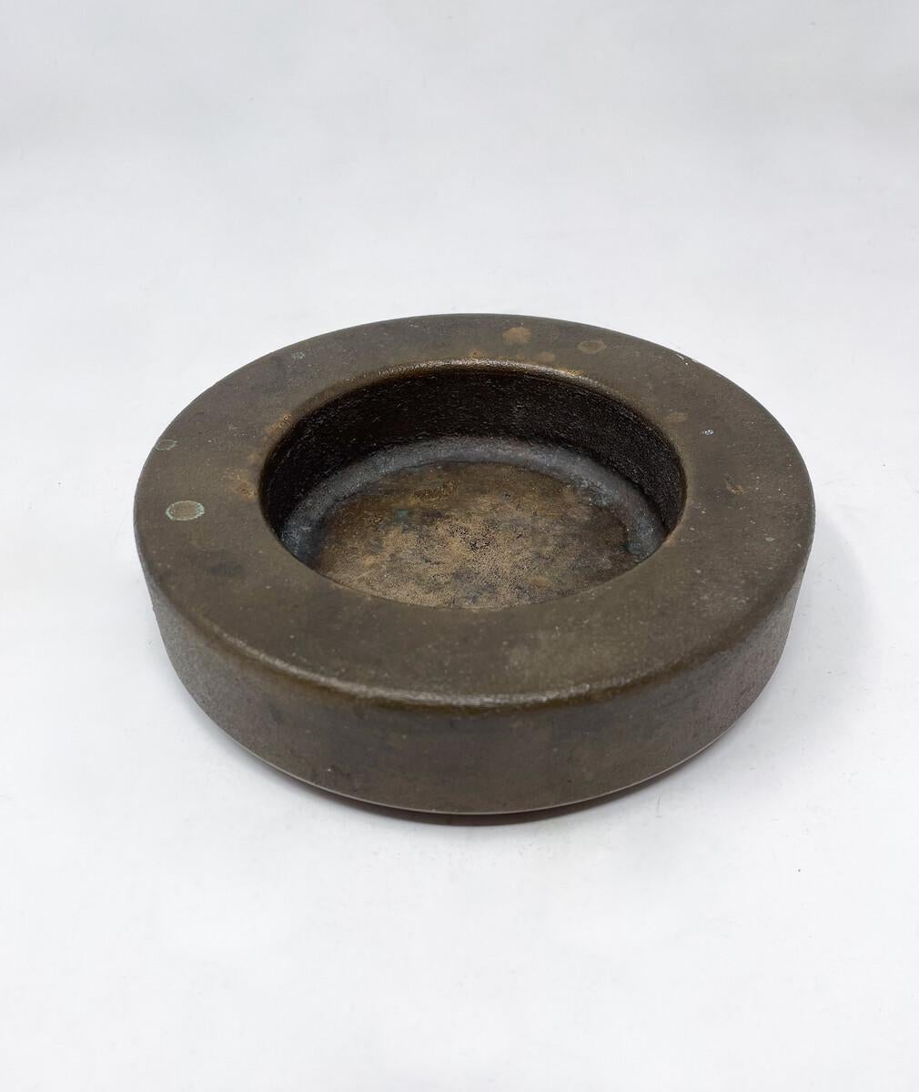Mid-Century Modern Bronze Ashtray by Jules Wabbes, 1960s In Good Condition For Sale In Brussels, BE