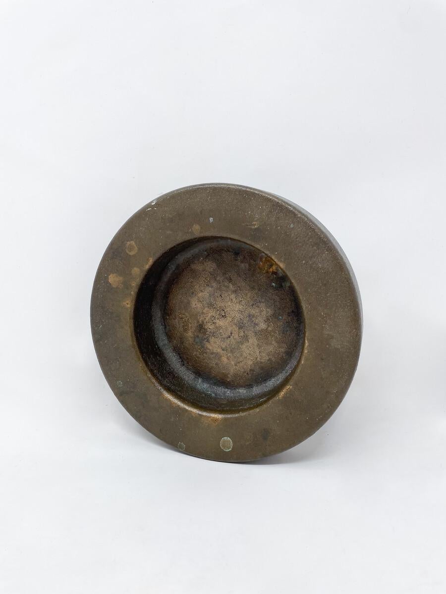 Mid-Century Modern Bronze Ashtray by Jules Wabbes, 1960s For Sale 2