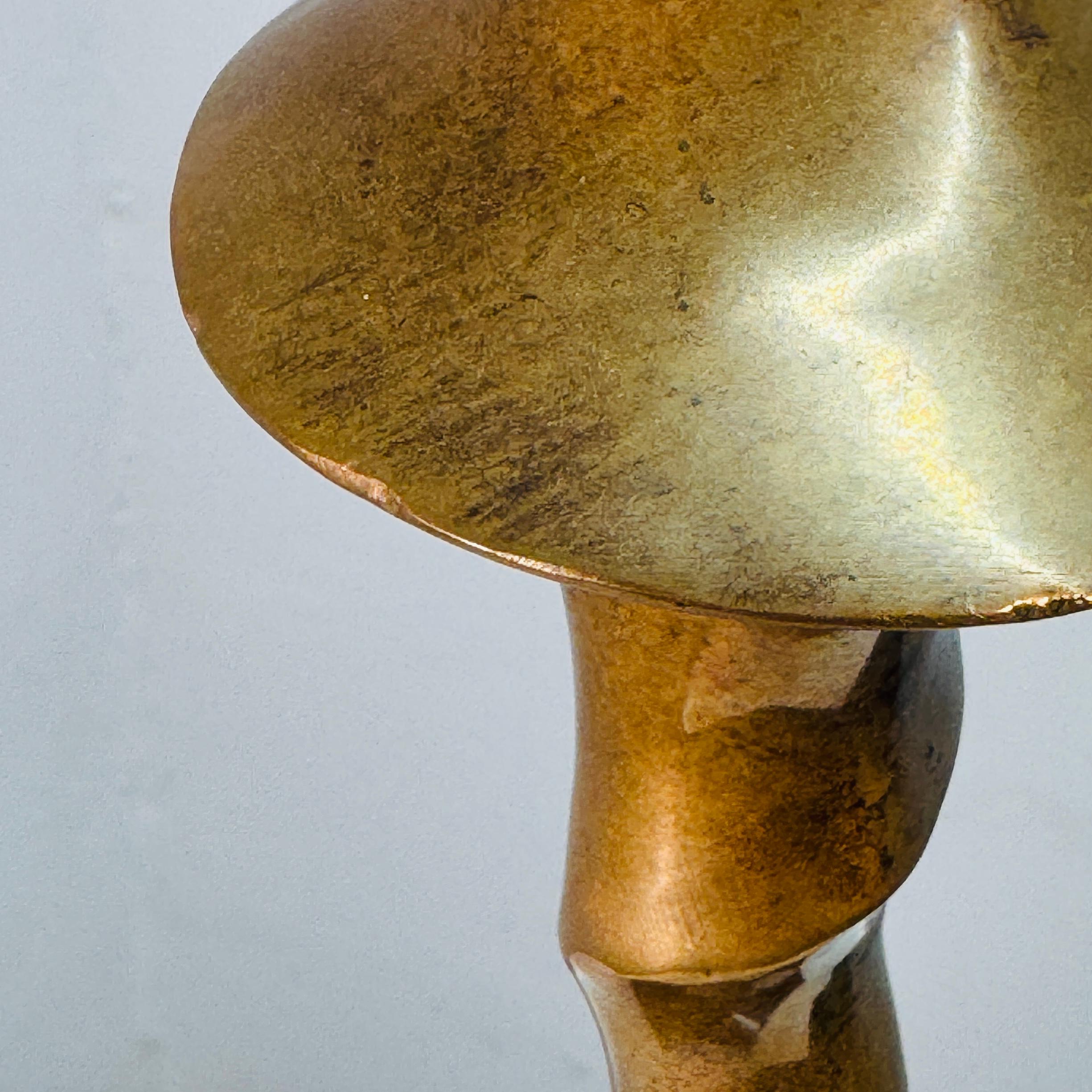 Mid Century Modern bronze ‘Ballerina’ on marble pedestal. For Sale 2