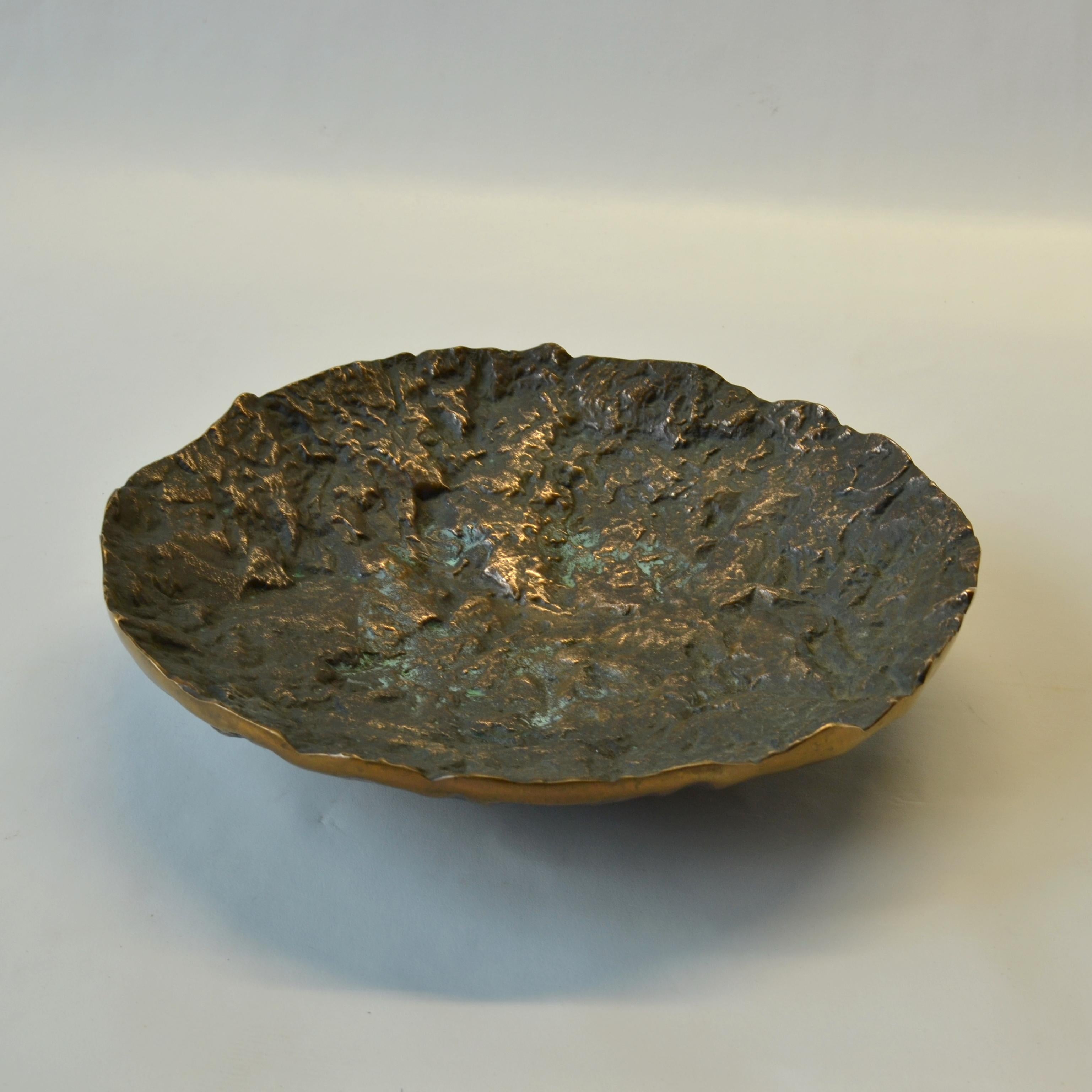 Scandinavian Modern Mid-Century Modern Bronze Bowl by Kaj Blomqvist