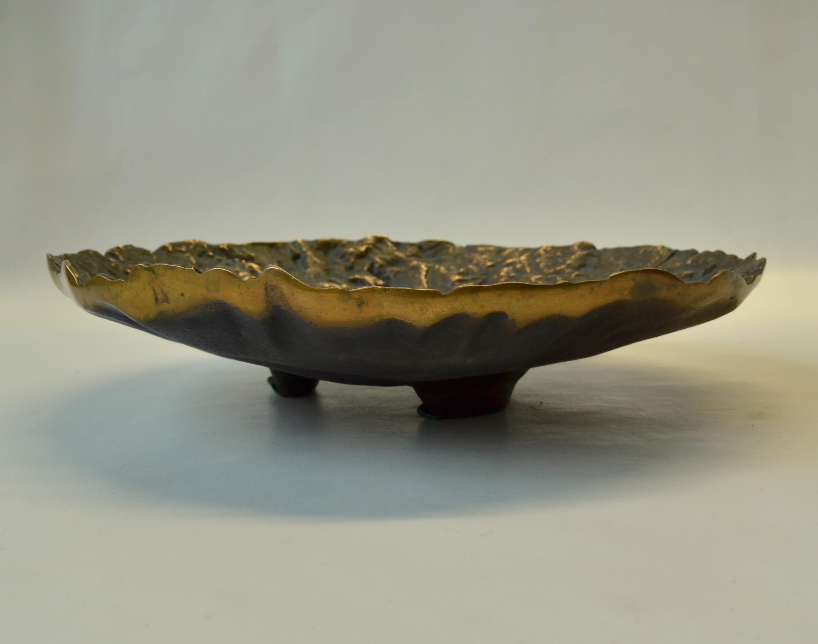 Finnish Mid-Century Modern Bronze Bowl by Kaj Blomqvist