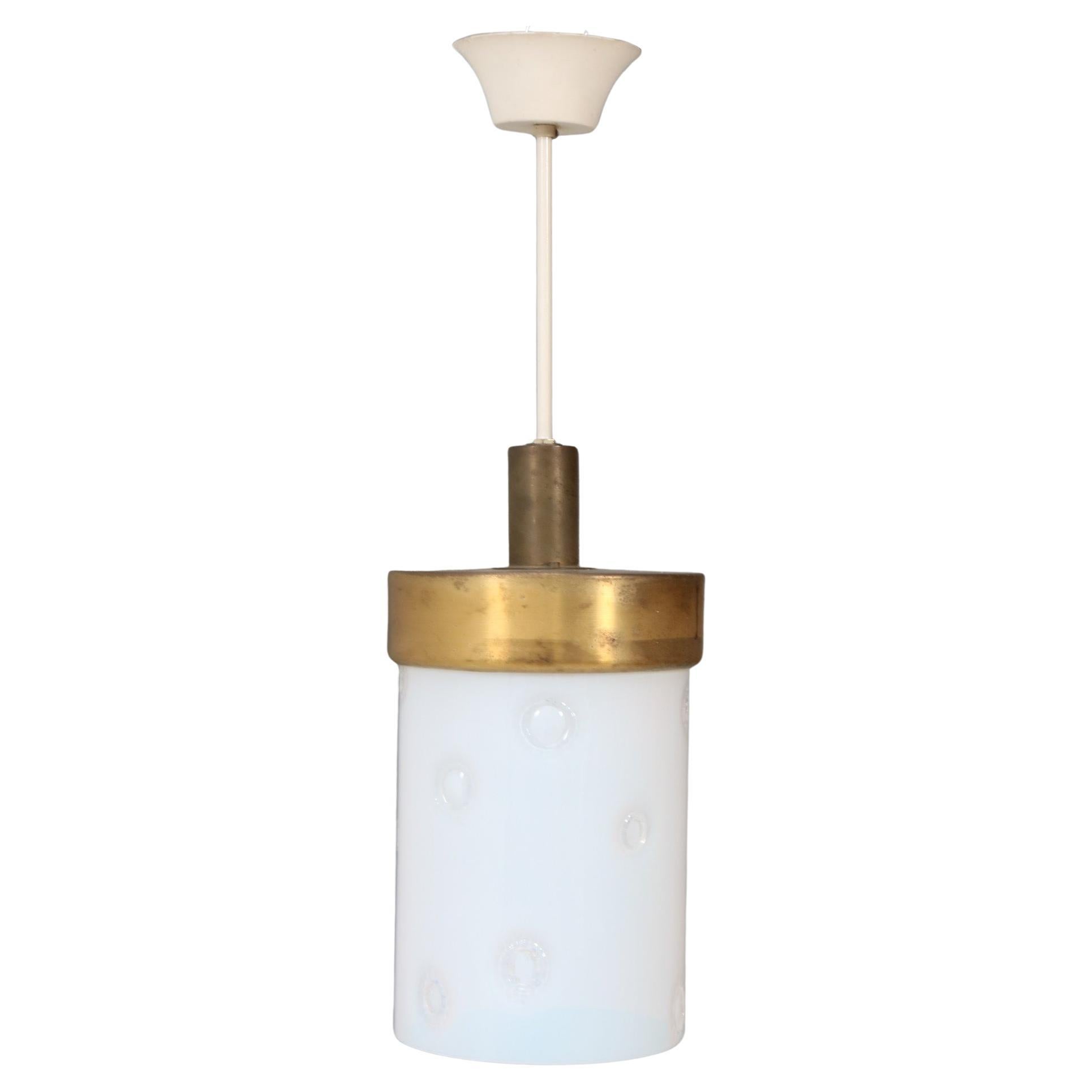 Mid-Century Modern Bronze Murano Pendant Lamp, 1960s