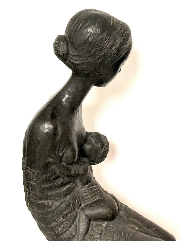 Mid-Century Modern Bronze Sculpture by Pino Conte, 1 of 1 2