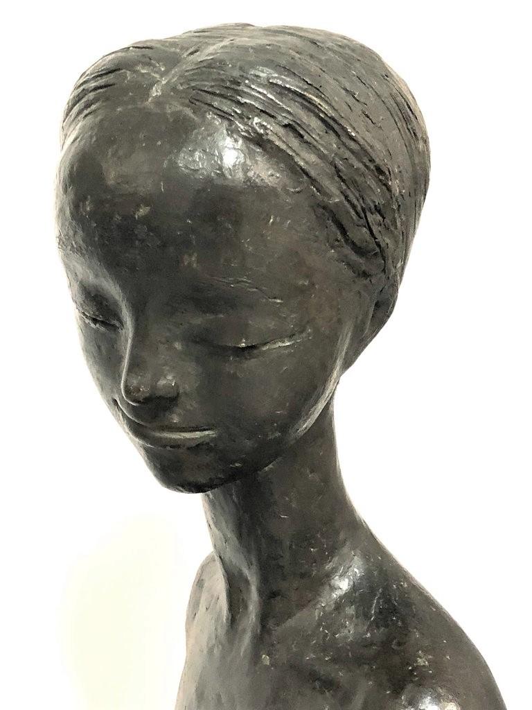 Mid-Century Modern Bronze Sculpture by Pino Conte, 1 of 1 4