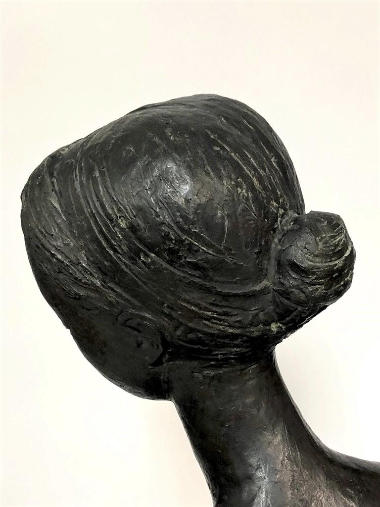 Mid-Century Modern Bronze Sculpture by Pino Conte, 1 of 1 6