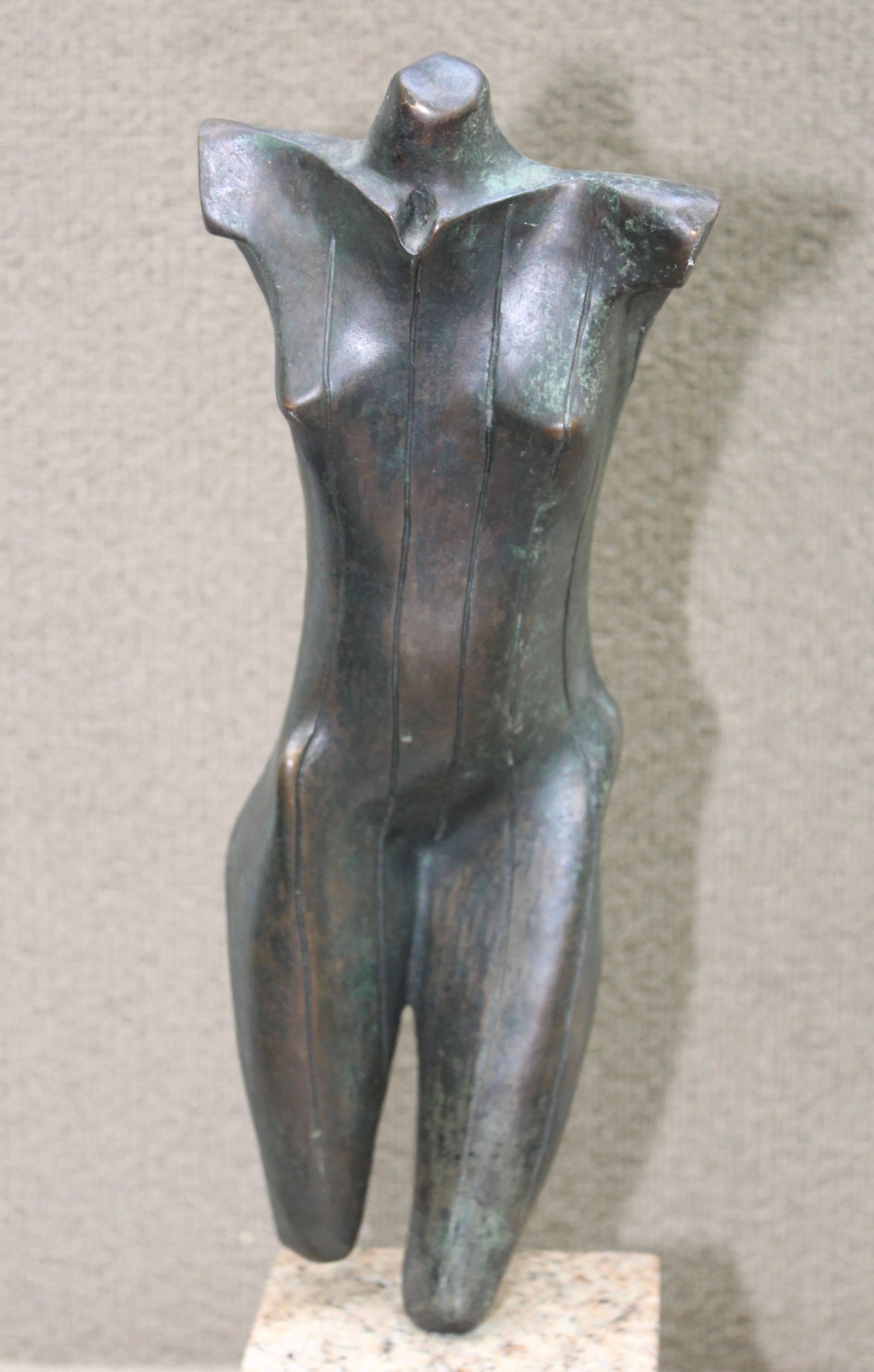 Mid-Century Modern Bronze Sculpture In Good Condition In New York, NY