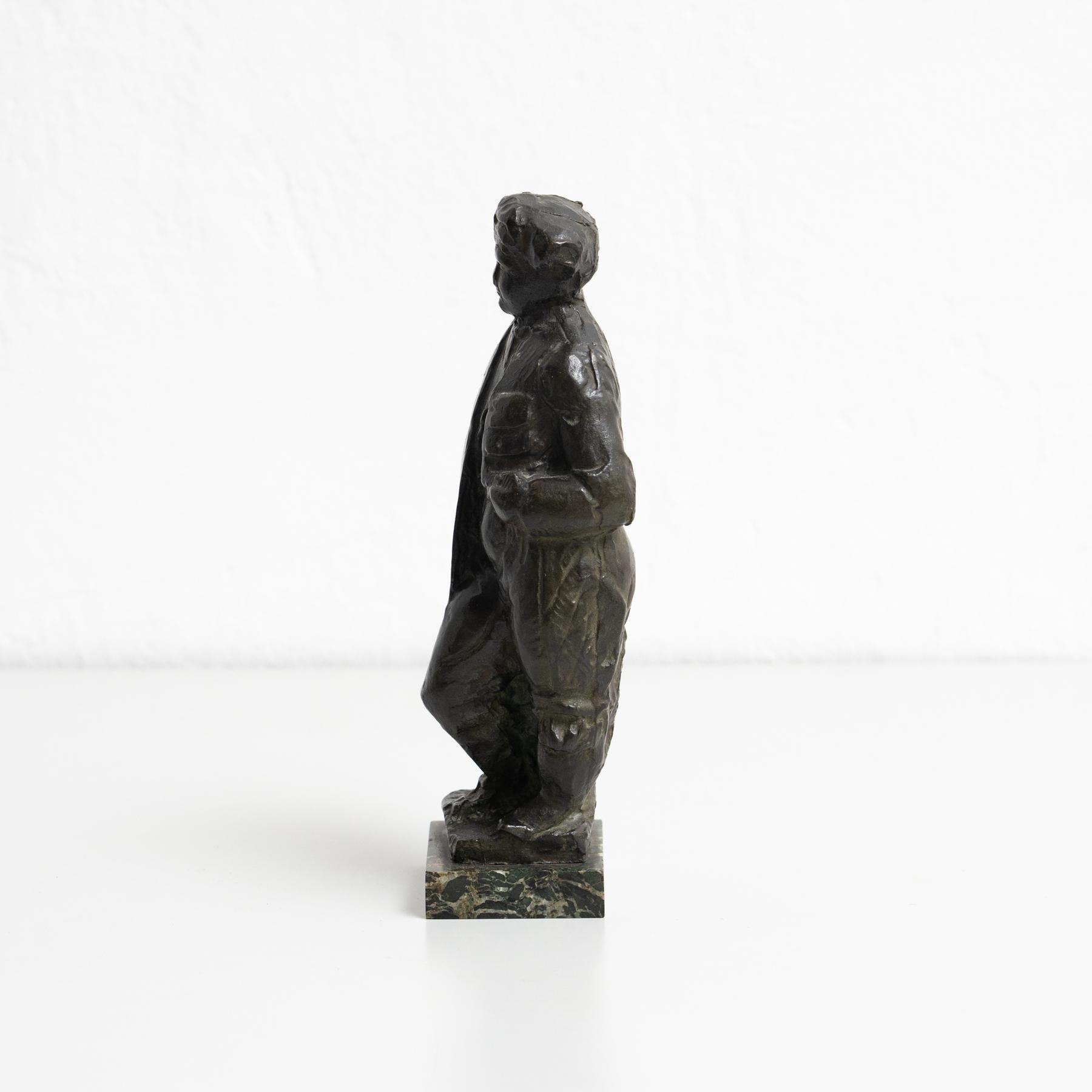 Scultura in bronzo di un torero della metà del secolo scorso - Spagna, circa 1950 in vendita 3