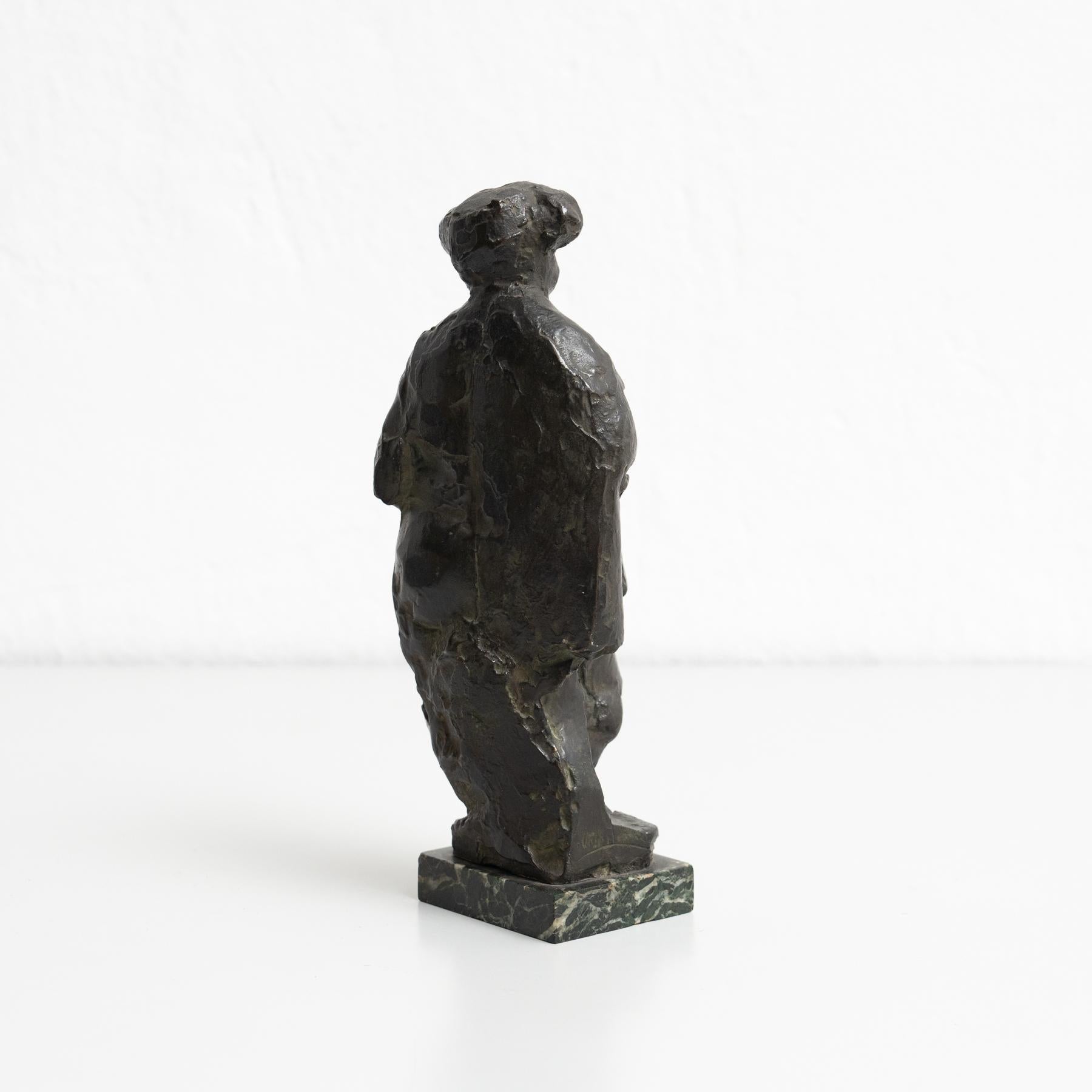 Mid-Century moderno Scultura in bronzo di un torero della metà del secolo scorso - Spagna, circa 1950 in vendita