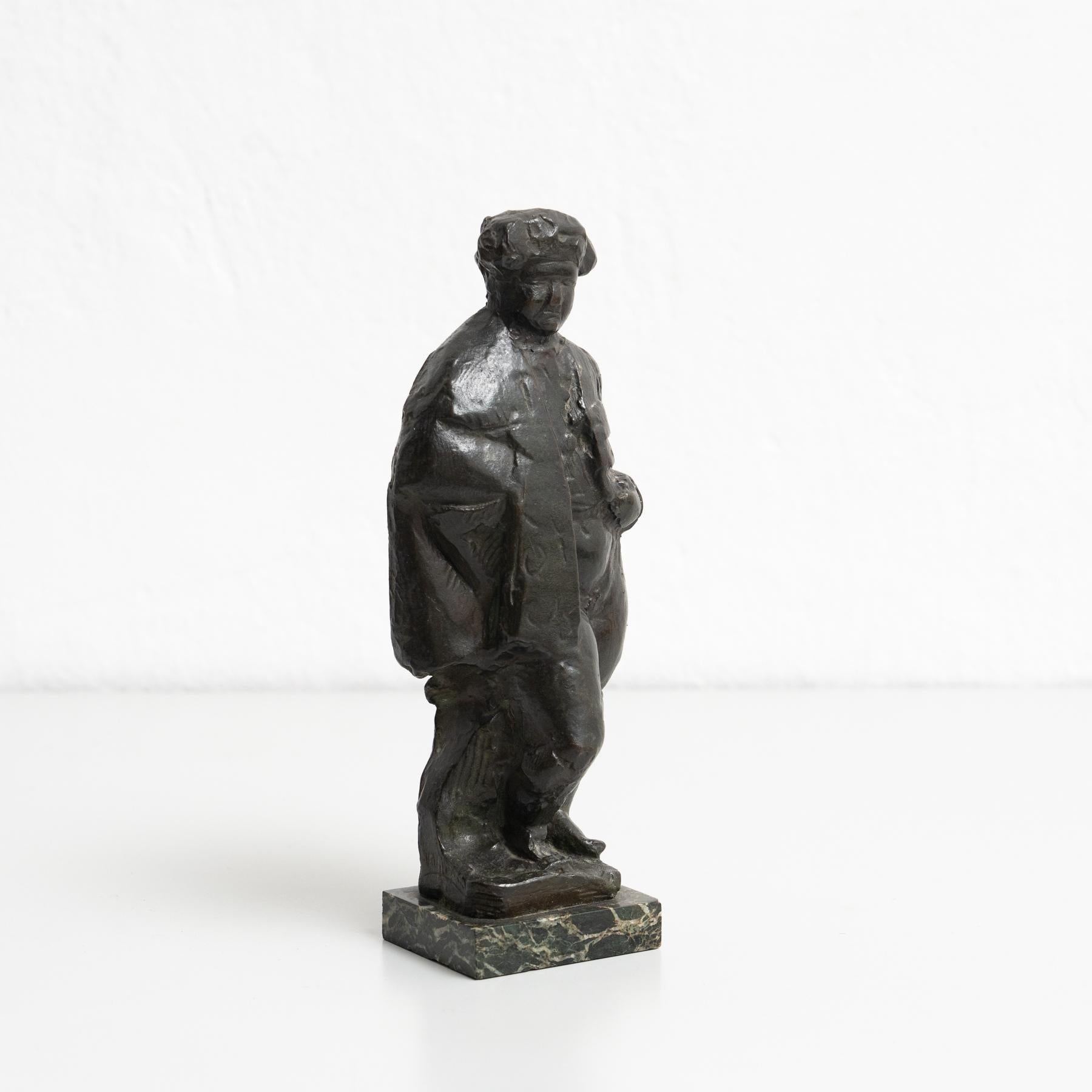 Scultura in bronzo di un torero della metà del secolo scorso - Spagna, circa 1950 In condizioni buone in vendita a Barcelona, ES