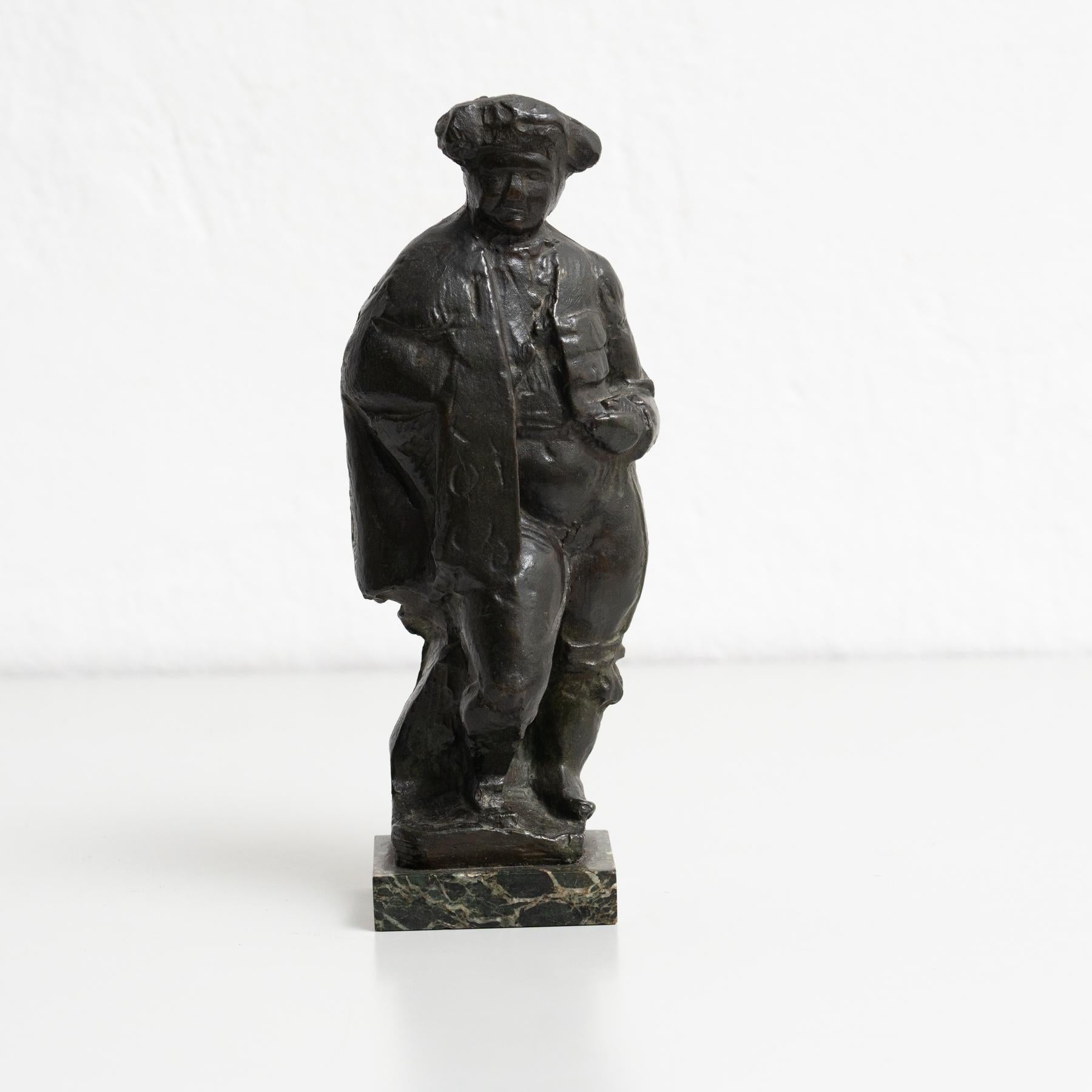 Scultura in bronzo di un torero della metà del secolo scorso - Spagna, circa 1950 in vendita 1