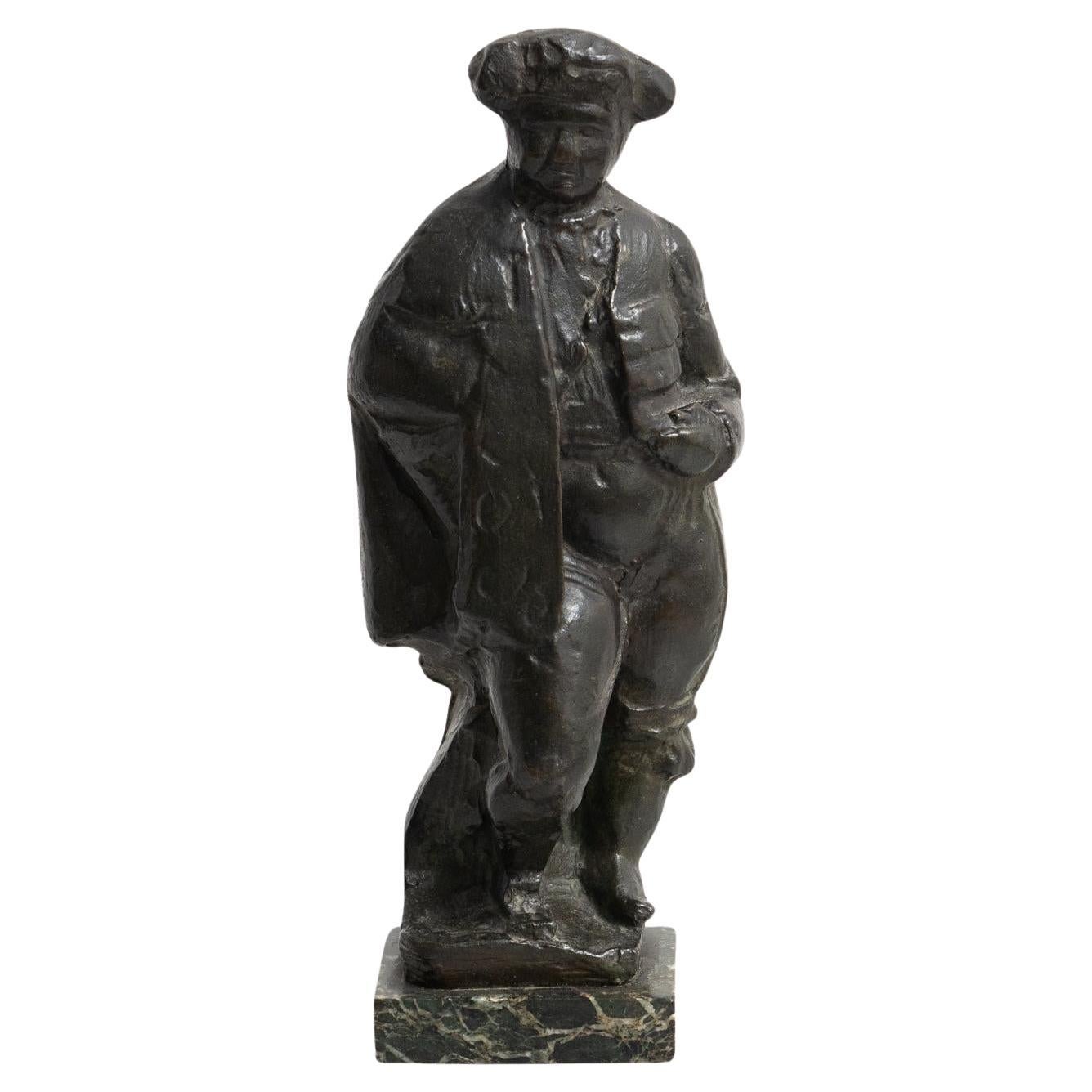 Scultura in bronzo di un torero della metà del secolo scorso - Spagna, circa 1950