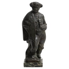 Mid-Century Modern Bronze Sculpture of a Bullfighter – Spain, Circa 1950