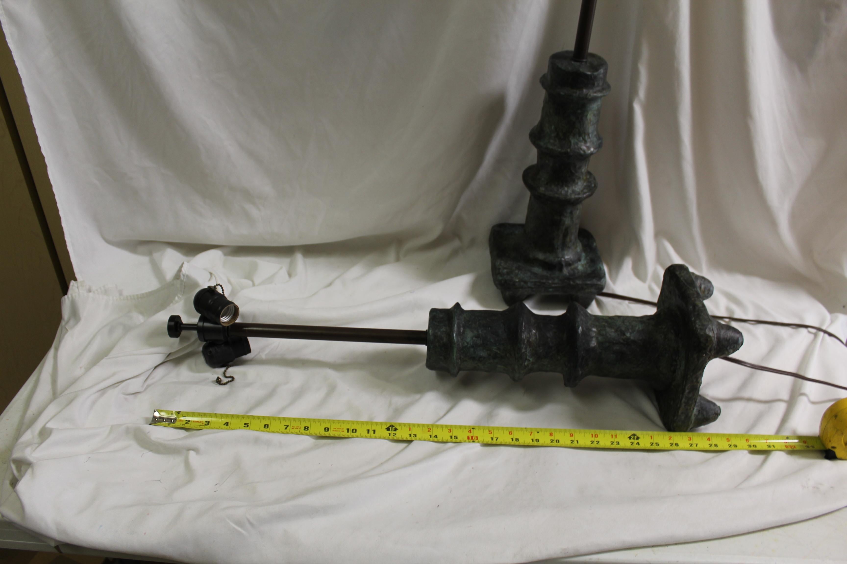 Mid Century-Modern Bronze  , Style  of  D. Giacometti For Sale 2